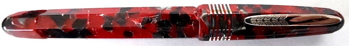 Etruria - Stipula Faceted Etruria Red Currant Ltd Ed Fountain Pen